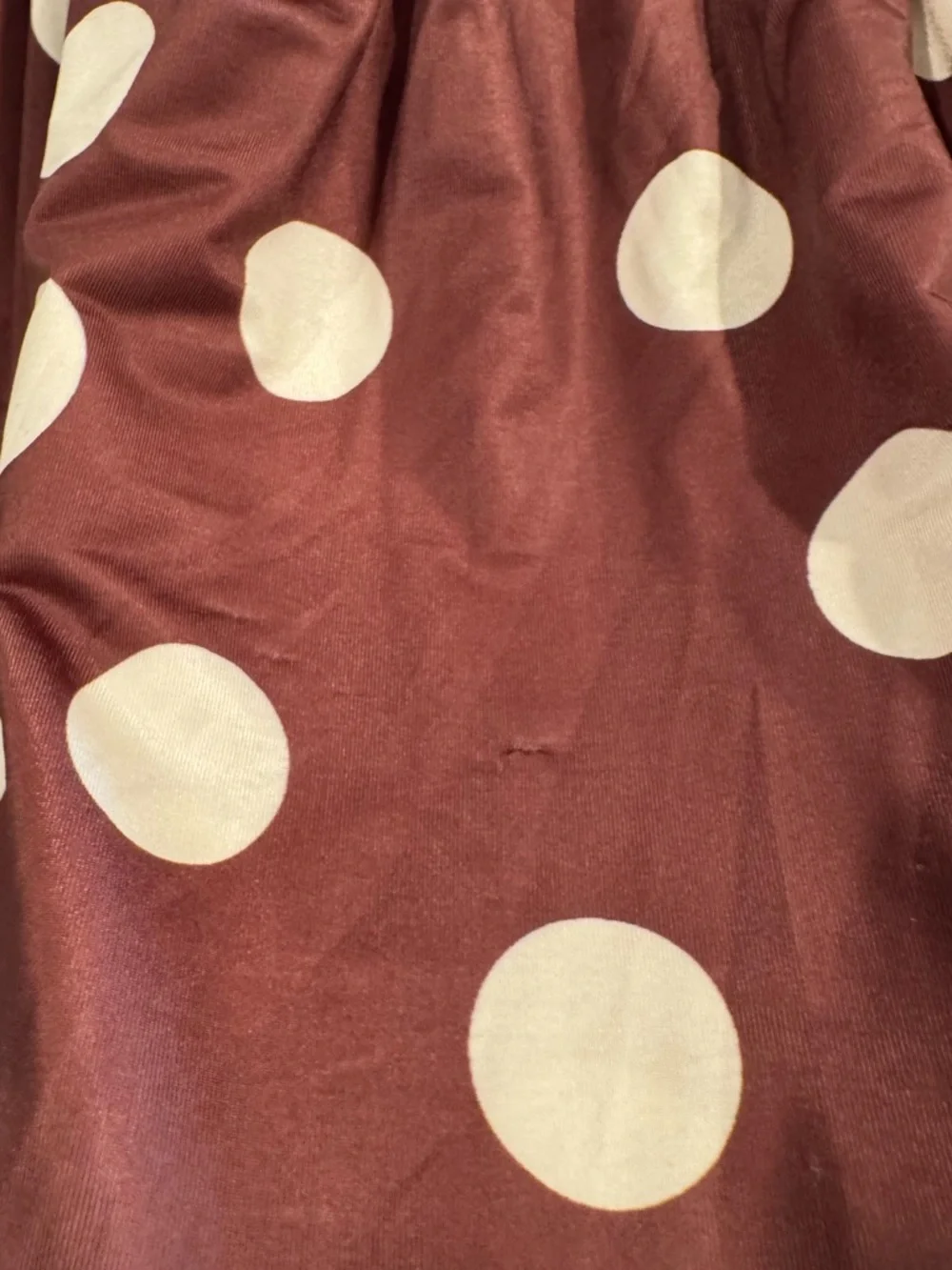 Free People brown Raylon variegated polka dot midi dress